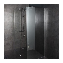 Combi Paroi De Douche Walk-in 80cm + 80cm X 195cm