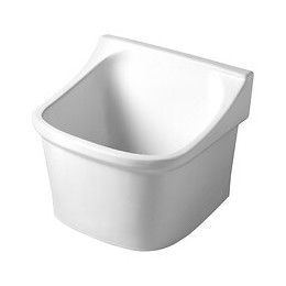 Bac À Laver En Céramique Blanche