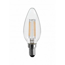Ampoule Led Filament Flamme E14 4w 360°   3000k  470lm