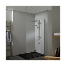 Paroi De Douche Fixe Walk In 120x200 Cm Avec Fixation Plafond