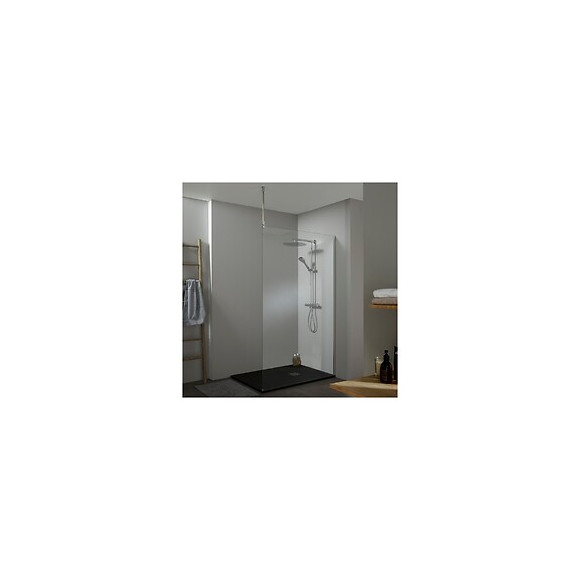 Paroi De Douche Fixe Walk In 120x200 Cm Avec Fixation Plafond