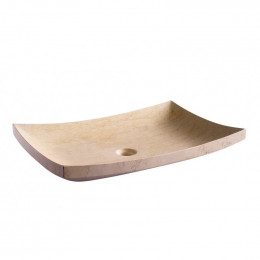 Vasque À Poser En Pierre Naturelle Beige Égyptien De Caractère