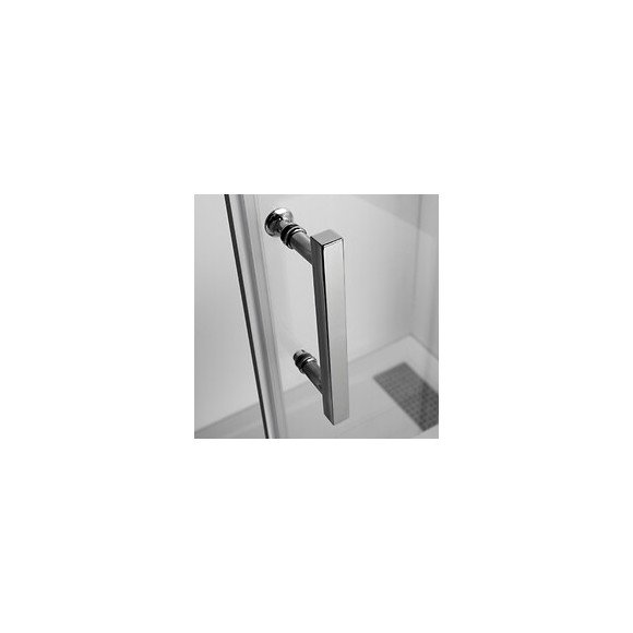Porte De Douche Coulissante 'denis' 120x195 En Inox