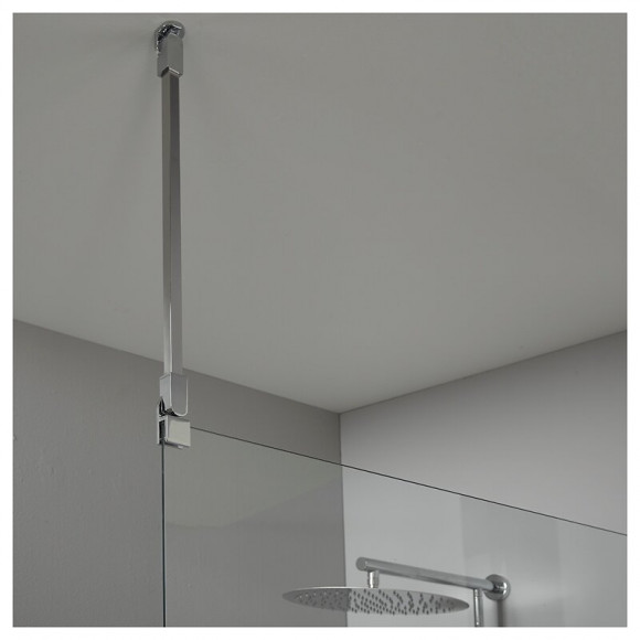 Paroi De Douche Fixe Walk In 120x200 Cm Avec Fixation Plafond