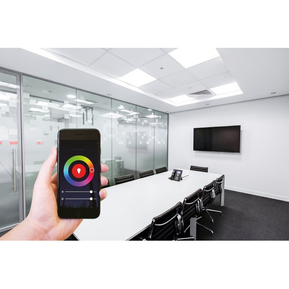 Dalle Led Smart 600x600 36w/rgb+blancdyn./2880lm/blanc