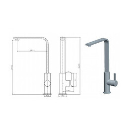 Mitigeur De Cuisine Chromé Slam