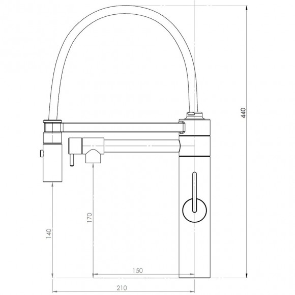 Heritage Mitigeur Évier À Douchette Façon Inox