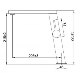 Nomad Mitigeur Lavabo Haut Chromé