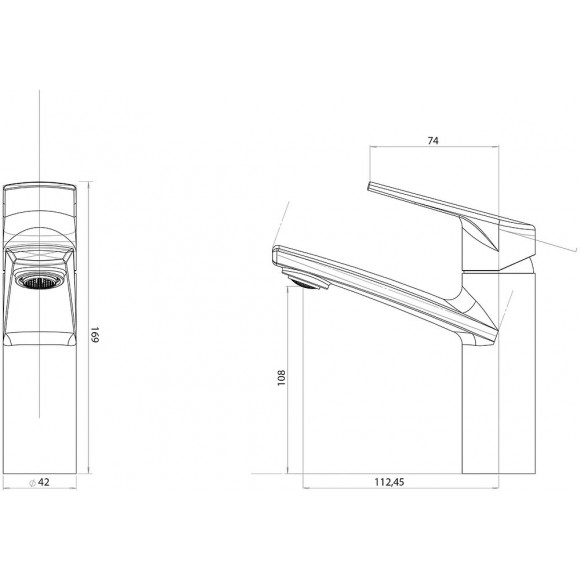 Sydney Mitigeur Lavabo Chromé