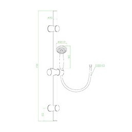 Color Ensemble De Douche Noir 3 Pièces