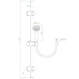 Color Ensemble De Douche Noir 3 Pièces