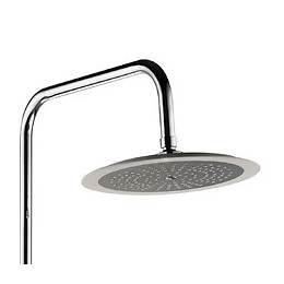 Color Colonne De Douche Chromée Et Blanche Avec Thermostatique