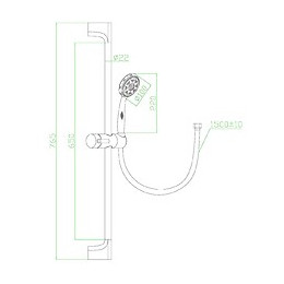 Pit-stop Ensemble De Douche Chromé 3 Pièces