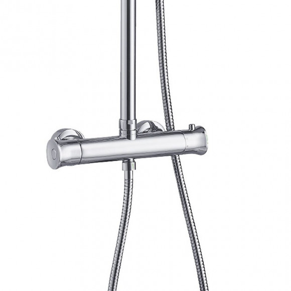 Leeds Colonne De Douche Retro Chromée Thermostatique