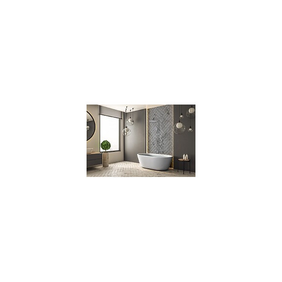 New Oneo Colonne Bain Et Douche Avec Thermostatique Chrome