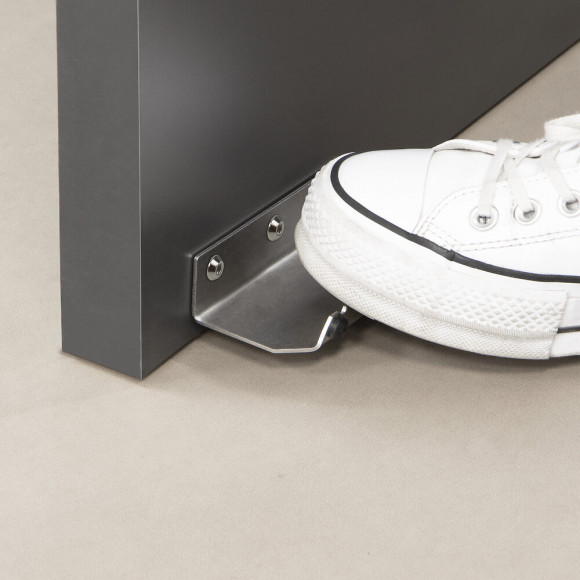 Emuca Accessoire Ouvre Porte Avec Pieds, Acier Inoxydable, Acier Inoxydable