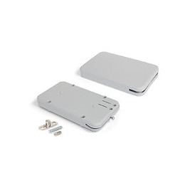 Emuca Mécanisme Pour Portes Abattant Miniwinch Avec Cache, 14 Kg, Plastique Gris, Acier Et Plastique