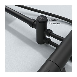 Essesmart Colonne De Douche Noire Mat Sans Mitigeur