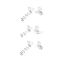 Emuca Accessoire Ouvre Porte Avec Bras, Plastique