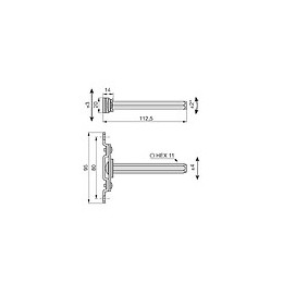 Emuca Support Invisible Phantom Pour Étagère En Bois, 2, Zingué, Acier