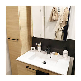 Cambridge Mitigeur Lavabo Orb Noir Vieilli