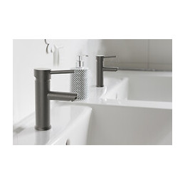Deco Mitigeur Lavabo Bas Gris Gun Métal