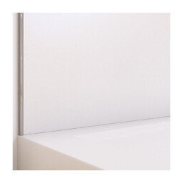 Panneau Mural De Douche Blanc En Aluminium - 120 X 210 Cm - Wall'it Blanc 120