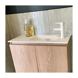 Luisa Mitigeur Lave Main Blanc