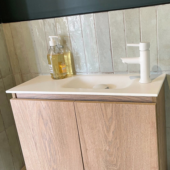 Luisa Mitigeur Lave Main Blanc