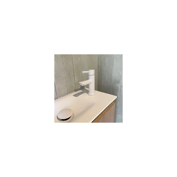 Luisa Mitigeur Lave Main Blanc