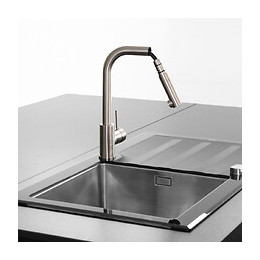 Arko Mitigeur Evier À Douchette Façon Inox