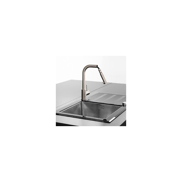 Arko Mitigeur Evier À Douchette Façon Inox