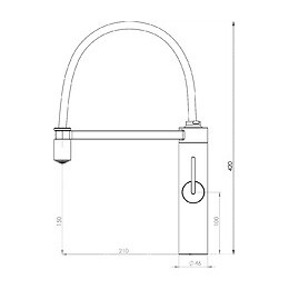 Cargo Mitigeur Évier À Douchette Chromé