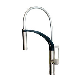 Arche Mitigeur Évier À Douchette Façon Inox