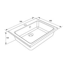 Vasque À Encastrer En Polybéton Kianja