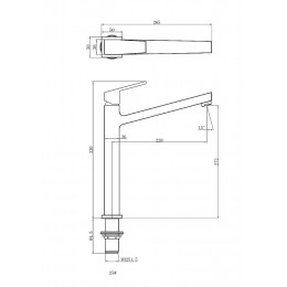 Exu Mitigeur Évier Chrome