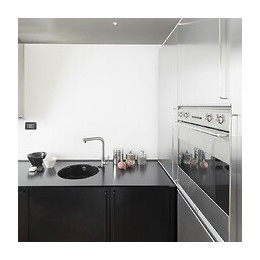 Nautileco Mitigeur Évier Façon Inox Avec Poignée Ajourée