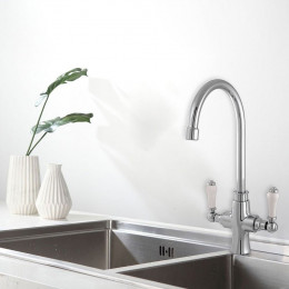 Edimbourg Mélangeur Évier Chromé