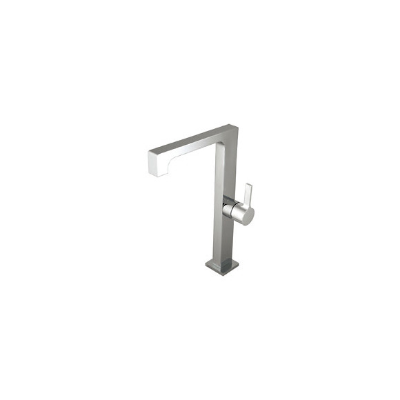 Short Mitigeur Lavabo Haut Chrome