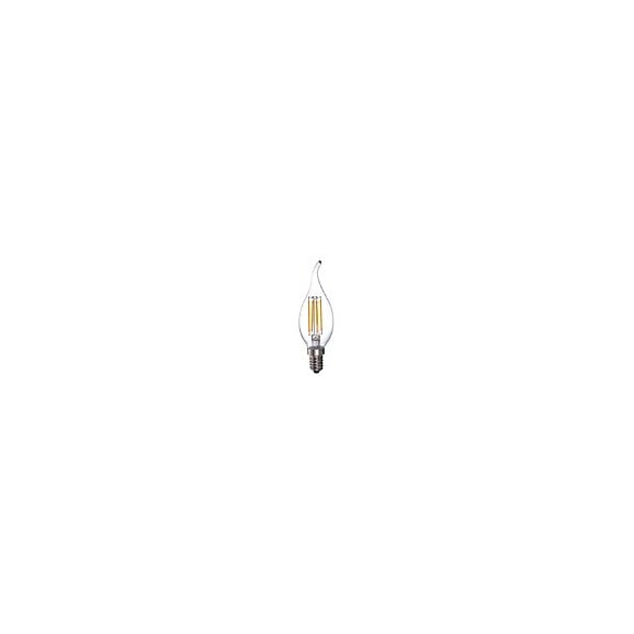 Ampoule Led-s19 Filament Flamme Claire Ca35 - E14 - 5w - 2 700k - 400lm