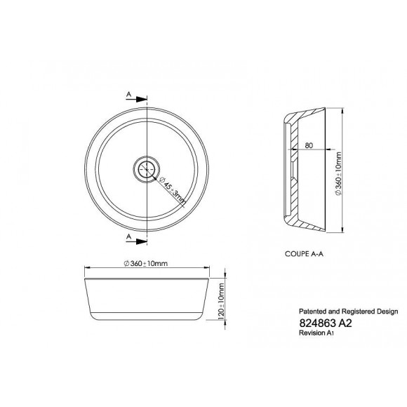 Vasque À Poser En Céramique Rango