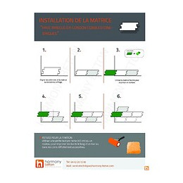 Moule Dessin Briques - 3 Rigides + 1 Flexible