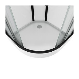Cabine De Douche 1/4 De Cercle 90x90x215cm - Factory Round