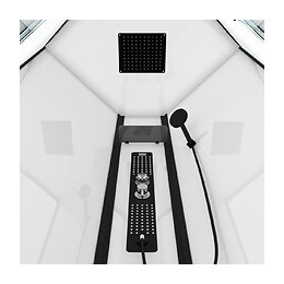 Cabine De Douche Carrée 90x90x215cm - Factory Square 90