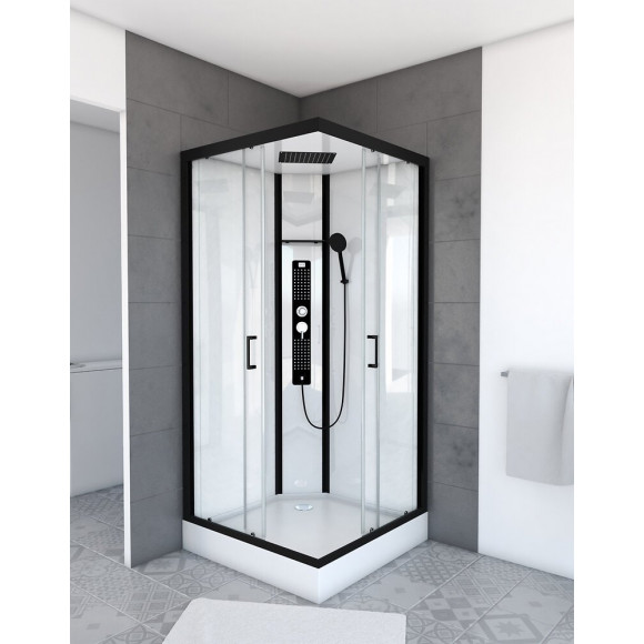 Cabine De Douche Carrée 90x90x215cm - Factory Square 90