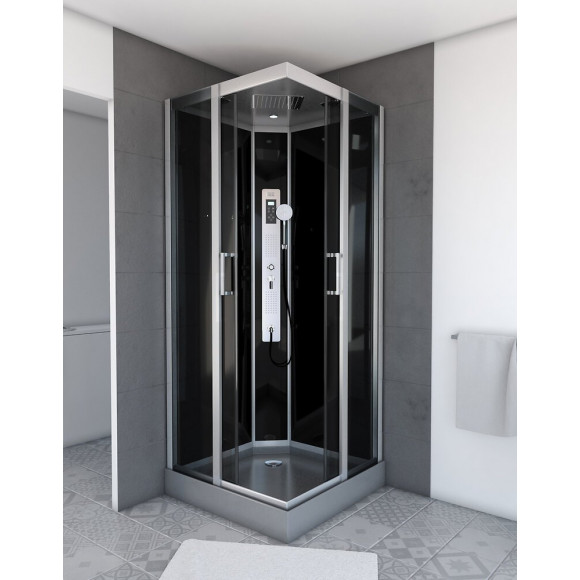 Cabine De Douche Carrée 90x90x215cm - Primus Square 90