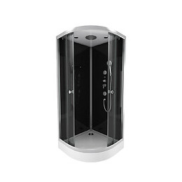 Cabine De Douche Raven Round 1/4 De Cercle 90x90x215cm