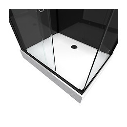 Cabine De Douche Mirror Space Rectangle Rectangle 110x80x215cm