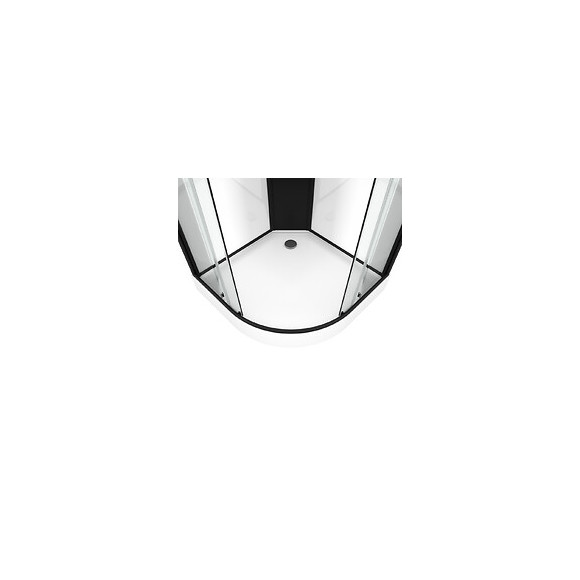 Cabine De Douche 85x85cm 1/4 De Cercle - Urban 85