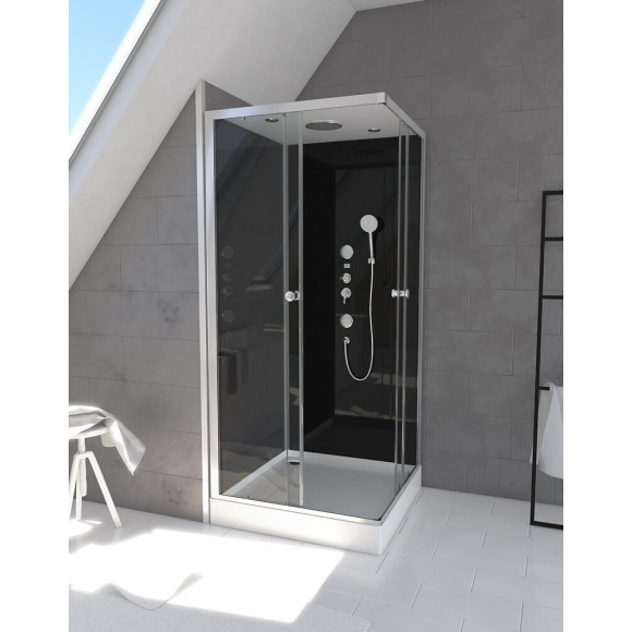 Cabine De Douche Carrée 90x90x215cm - Raven Square